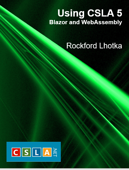 CSLA Blazor book cover