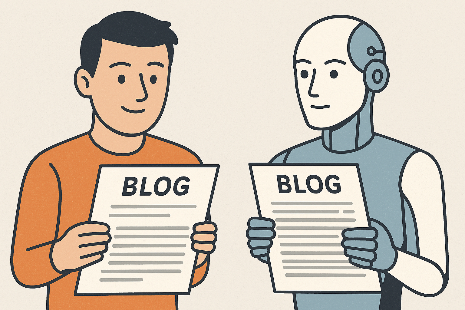 Human and AI reading